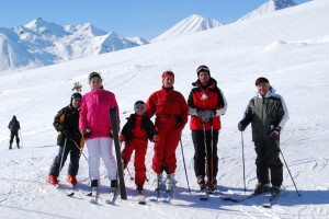 Skiing  with friends in Gudauri, Georgia, 2008   