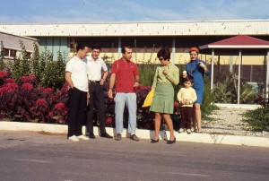 1968 - Holidaying in  Mahmoudabad with NIOC colleagues                  