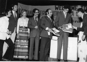 1973-Tehran-Winners of Keyhan International Car Rally                      