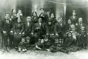 My Great Grandfather with his sons and their families in  Yerevan, 1923.                      