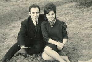  With my future wife, Mariette in Hyde Park, 1961.                  